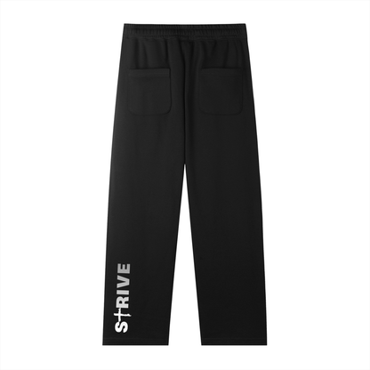 001 Signature Straight-Leg Sweatpants - Blackout